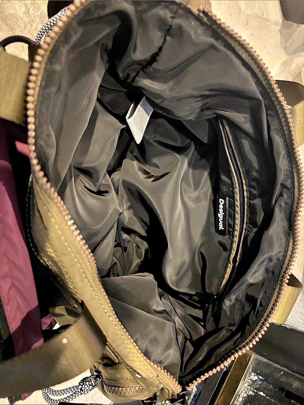 Desigual Olive, Purple & Orange Multiway Voyager Backpack - Picture 2 of 8